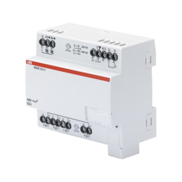 ABB 2CDG110234R0011 FCC/S1.5.1.1 Fan Coil Controller 2 x PWM 0-10 V REG FCC/S1.5.1.1