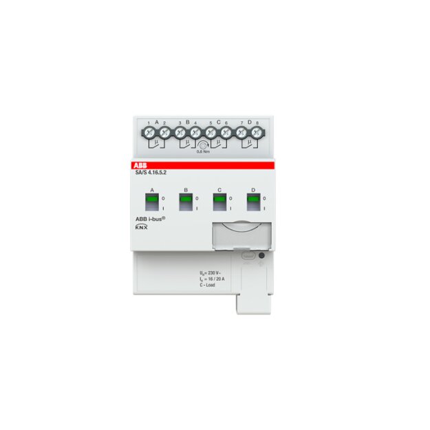 ABB 2CDG110266R0011 SA/S4.16.5.2 Schaltaktor 4fach 16 A C-Last REG SA/S4.16.5.2