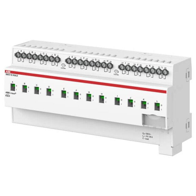 ABB 2CDG110272R0011 SA/S12.16.6.2 Schaltaktor 12fach 16 A C-Last mit Energiefunktion REG SA/S12.16.6.2