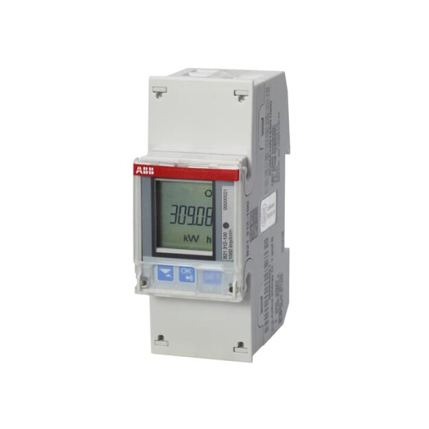ABB 2CMA100155R1000 B21 312-100 Wechselstromzähler RS485 "Silber" 1 Phase Direktanschluss 65A B21 312-100