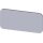 Siemens 3SU1900-0AC81-0AA0 Bezeichnungsschild 12,5x27mm Schild silber ohne Aufschrift