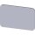 Siemens 3SU1900-0AD81-0AA0 Bezeichnungsschild 17,5x27mm Schild silber ohne Aufschrift
