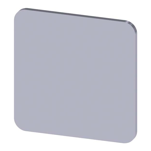 Siemens 3SU1900-0AF81-0AA0 Bezeichnungsschild 22x22mm Schild silber ohne Aufschrift
