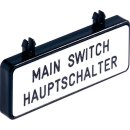 Siemens 3LD9286-1A Zusatzschild Deutsch/Englisch...