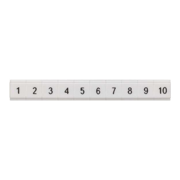 Siemens 8WH8121-2AB15 Bezeichnungsschild flach mit 11-20 vertikal Klemmenbreite: 5,2 mm