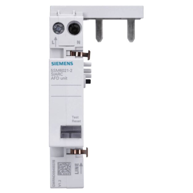 Siemens 5SM6021-2 BrandschutzSchalter-Block 1-16A 230V für LS und FI/LS-Schalter 1+N 2TE