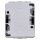 Siemens 5UB4711 DELTA fläche IP44 AP dunkelgrau/hellgrau Schuko-Steckdose 10/16A 250V