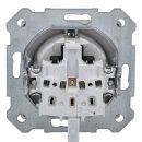 Siemens 5UB1931 DELTA i-system aluminiummetallic Schuko-Steckdose 10/16A 250V Mit schraubenlosen Anschlussklemmen