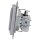 Siemens 5UB1931 DELTA i-system aluminiummetallic Schuko-Steckdose 10/16A 250V Mit schraubenlosen Anschlussklemmen