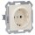 Siemens 5UB1551 DELTA i-system elektroweiß Schuko-Steckdose 10/16A 250V mit schraubenlosen Anschlussklemmen