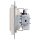 Siemens 5UB1551 DELTA i-system elektroweiß Schuko-Steckdose 10/16A 250V mit schraubenlosen Anschlussklemmen