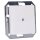 Siemens 5TG2558 DELTA i-system titanweiß Blindplatte 55x 55mm