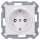 Siemens 5UB1511-0KK DELTA i-system titanweiß Schuko-Steckdose 10/16A 250V Mit schraubenlosen Anschlussklemmen