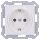 Siemens 5UB1518 DELTA i-system titanweiß Schuko-Steckdose 10/16A 250V Mit schraubenlosen Anschlussklemmen