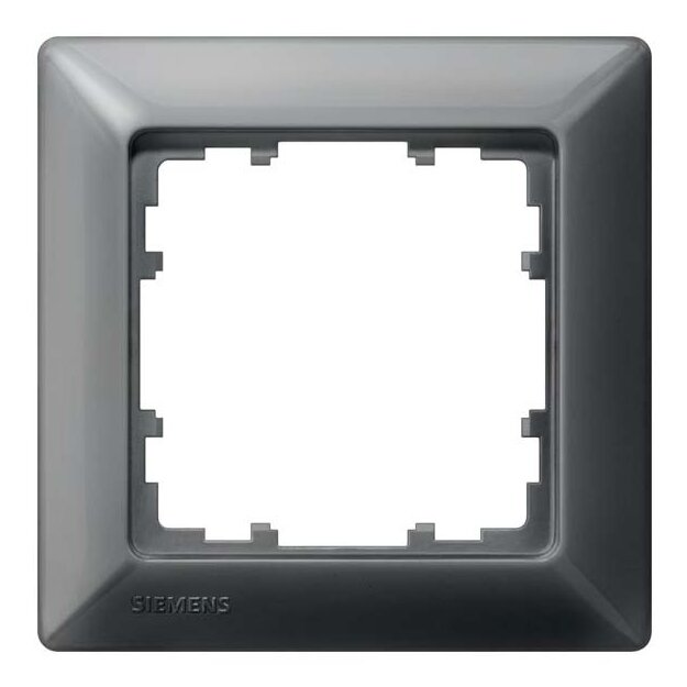 Siemens 5TG2551-6 DELTA line carbonmetallic Rahmen 1-Fach 80x 80mm