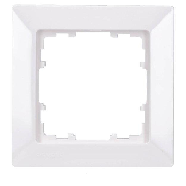 Siemens 5TG2551-0 DELTA line titanweiß Rahmen 1-Fach 80x 80mm