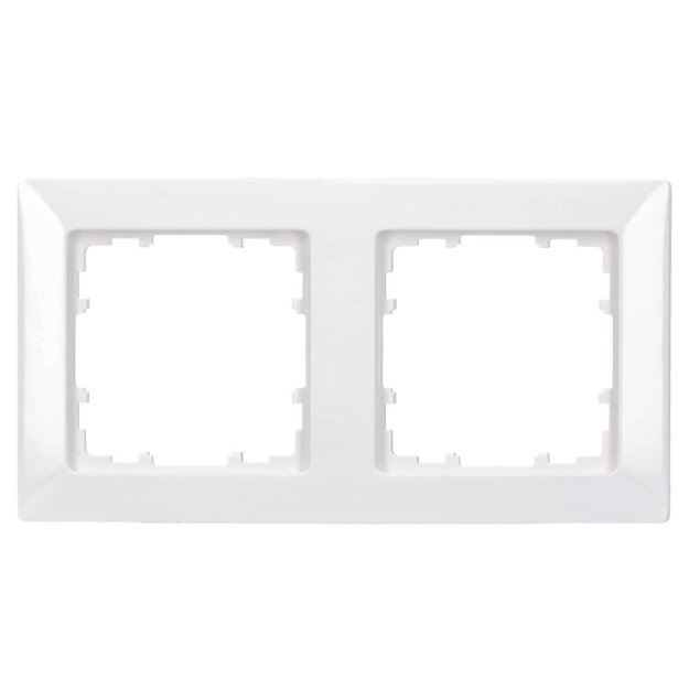 Siemens 5TG2552-0 DELTA line titanweiß Rahmen 2-Fach 151x 80mm