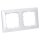 Siemens 5TG2552-0 DELTA line titanweiß Rahmen 2-Fach 151x 80mm