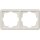 Siemens 5TG1802 DELTA profil titanweiß Rahmen 2-Fach ausgeschnitten 151x 80mm