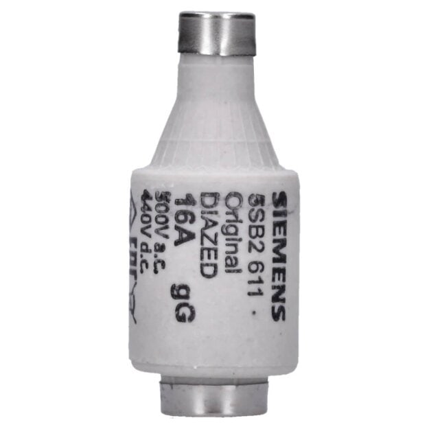 Siemens 5SB2611 DIAZED-Sicherungseinsatz 500V a.c./440V d.c. für Kabel- und Leitungsschutz gG Größe DII