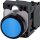 Siemens 3SU1100-0AB50-1BA0 Drucktaster 22mm rund Kunststoff blau Druckknopf 1S