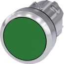Siemens 3SU1050-0AB40-0AA0 Drucktaster 22mm rund Metall...