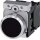Siemens 3SU1150-0AB10-1BA0 Drucktaster 22mm rund Metall hochglanz schwarz Druckknopf 1S
