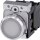 Siemens 3SU1152-0AB60-1BA0 Drucktaster beleuchtet 22mm rund Metall hochglanz weiß Druckknopf 1S