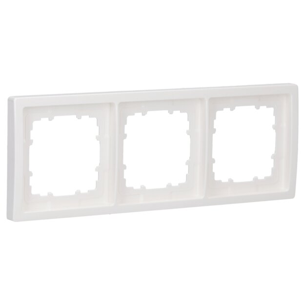 Siemens 5TG1323 DELTA style titanweiß Rahmen 3-Fach 224x 82mm