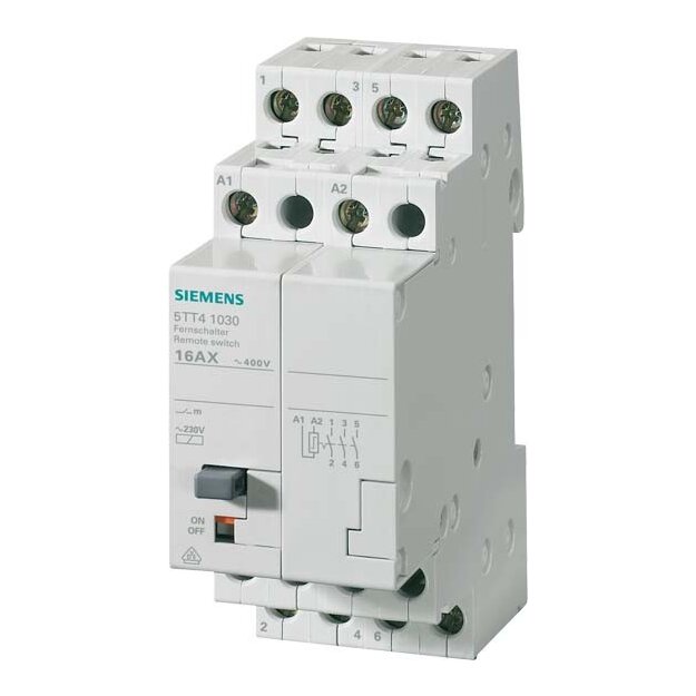 Siemens 5TT4103-0 Fernschalter mit 3 Schließern Kontakt für AC 230V 400V 16A Ansteuerung AC 230V