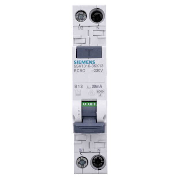 Siemens 5SV1316-3KK13 FI/LS kompakt 1P+N 6kA Typ F 30mA B13