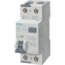 Siemens 5SU1354-6KK06 FI/LS-Schalter 10 kA 1P+N Typ A 30...