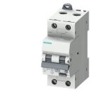 Siemens 5SU1324-6FP10 FI/LS-Schalter 10 kA 2P Typ A 30 mA...