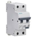 Siemens 5SU1324-6FP20 FI/LS-Schalter 10 kA 2P Typ A 30 mA B-Char In: 20A Un: 230V