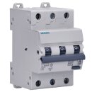 Siemens 5SU1336-6FP16 FI/LS-Schalter 6 kA 3P Typ A 30 mA B-Char In: 16A Un: 400V