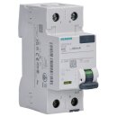 Siemens 5SV3614-6 FI-Schutzschalter 2-polig Typ A In: 40 A 300 mA Un AC: 230 V