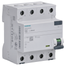 Siemens 5SV3342-6KL FI-Schutzschalter 4-polig Typ A In: 25 A 30 mA Un AC: 400 V