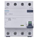 Siemens 5SV3646-6 FI-Schutzschalter 4-polig Typ A In: 63...