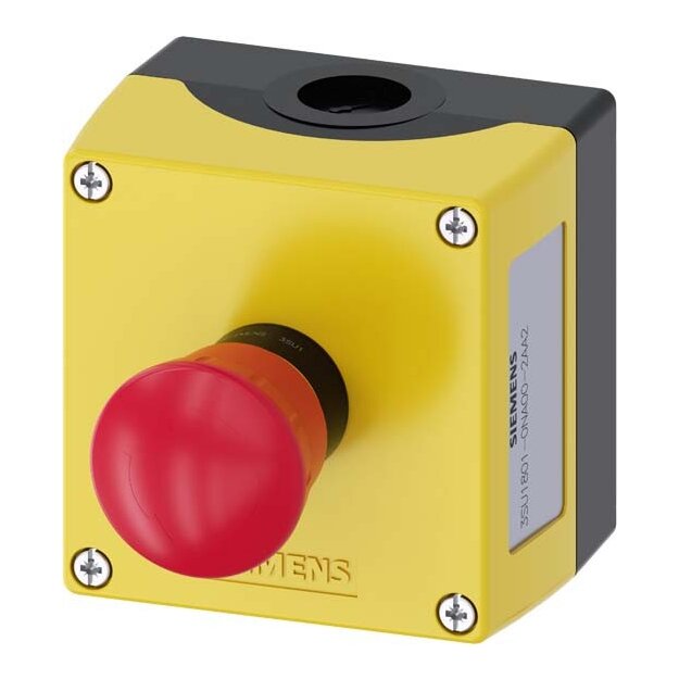 Siemens 3SU1801-0NA00-2AA2 Gehäuse für Befehlsgeräte 22 mm rund