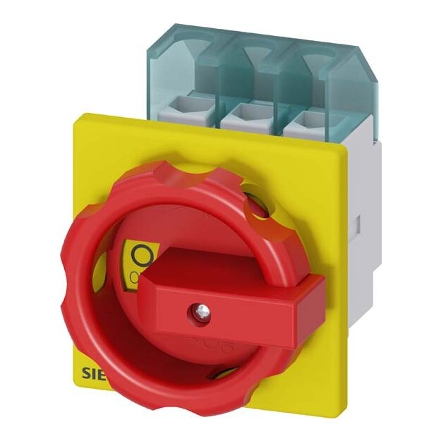 Siemens 3LD2103-0TK53 Lasttrennschalter 3LD Not-Aus-Schalter 3-polig Iu: 25 A Betriebsleistung