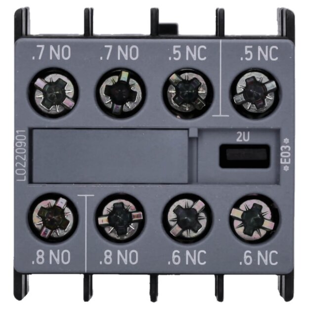 Siemens 3RH2911-1FC22 Hilfsschalter 22U 2S+2Ö Strombahnen: 1S 1S 1Ö 1Ö
