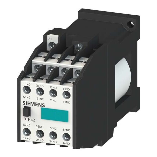 Siemens 3TH4262-0BB4 Hilfsschütz 62E 6NO+2NC DC-Bet. DC24V