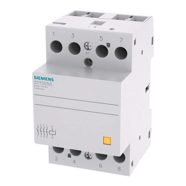 Siemens 5TT5850-0 INSTA-Schütz mit 4 Schließern Kontakt für AC 230V 400V 63A Ansteuerung AC 230V