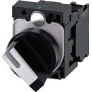 Siemens 3SU1100-2BF60-1BA0 Knebelschalter beleuchtbar...