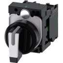 Siemens 3SU1100-2BL60-1NA0 Knebelschalter beleuchtbar...