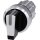 Siemens 3SU1052-2BM60-0AA0 Knebelschalter beleuchtbar 22mm rund Metall hochglanz weiß