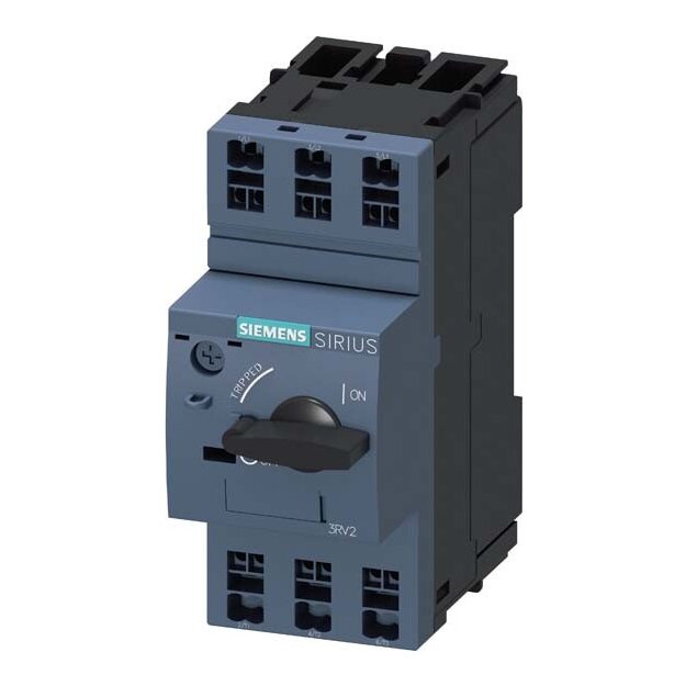 Siemens 3RV2011-1GA20 Leistungsschalter S00 Motorschutz Class 10 A-Auslöser 4,5-6,3A N-Auslöser 82A