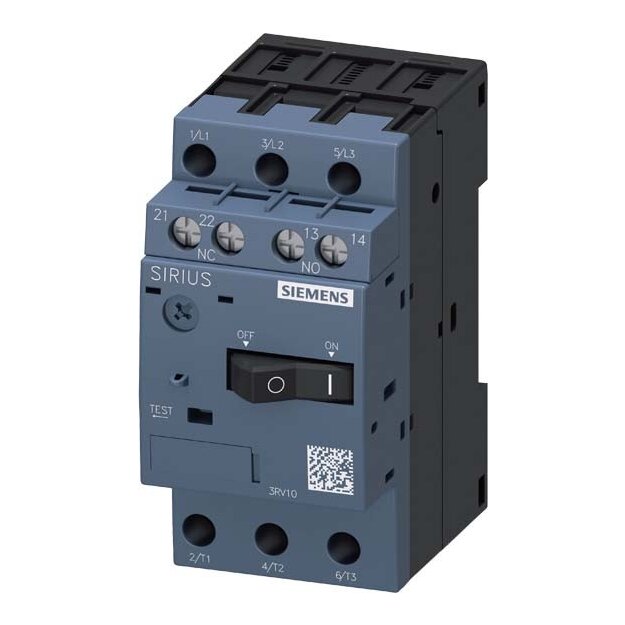 Siemens 3RV1011-1HA15 Leistungsschalter S00 Motorschutz Class 10 A-Auslöser 5,5-8A