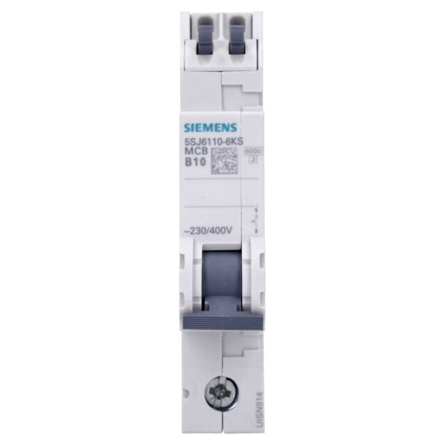 Siemens 5SJ6110-6KS Leitungsschutzschalter 230/400V 6kA 1-polig B 10A T=70mm