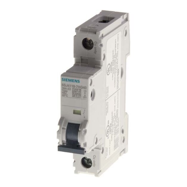 Siemens 5SJ4102-7HG40 Leitungsschutzschalter 240V 14kA 1-polig C 2A T=70mm nach UL 489